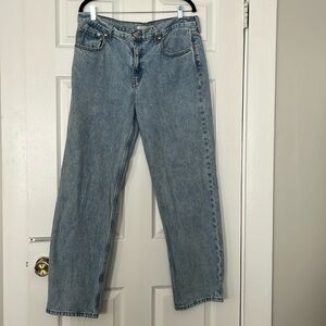 LEVI Low Pro Straight Light Wash Jean Denim